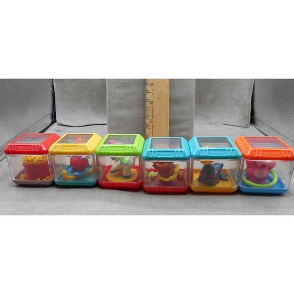 Fisher Price Peek A Block 2004 Big Top Blocks C0243 Lot of 6 Circus Themed - Picture 5 of 10